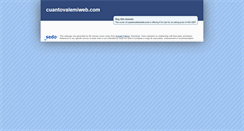 Desktop Screenshot of cuantovalemiweb.com